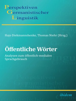 cover image of Öffentliche Wörter